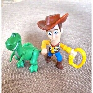 Disney Toy Story Woody & Rex Figures